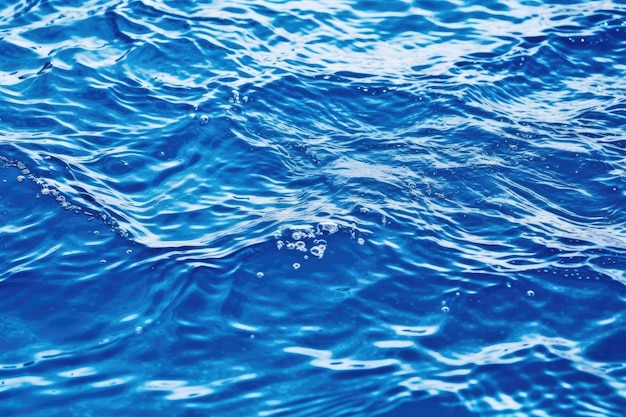 Blue pool water texture background