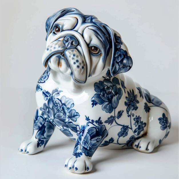 Blue Porcelain Dog