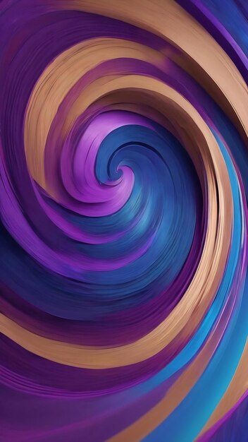 Blue and purple abstract background with a swirl of circles