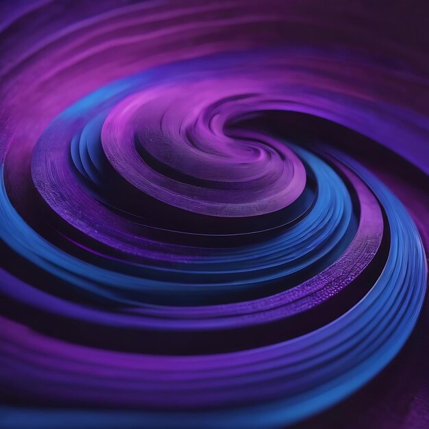 Blue and purple abstract background with a swirl of circles