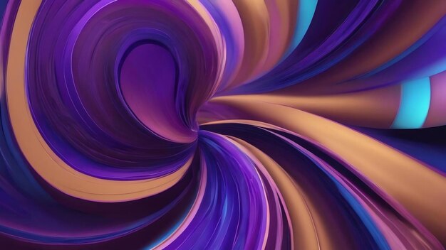 Blue and purple abstract background with a swirl of circles