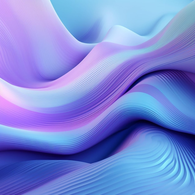 波状のデザインの青と紫の抽象的な背景。