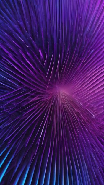 Photo blue and purple abstract radial lines geometric background data flow optical fiber