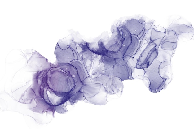 Photo blue purple alcohol ink background abstract