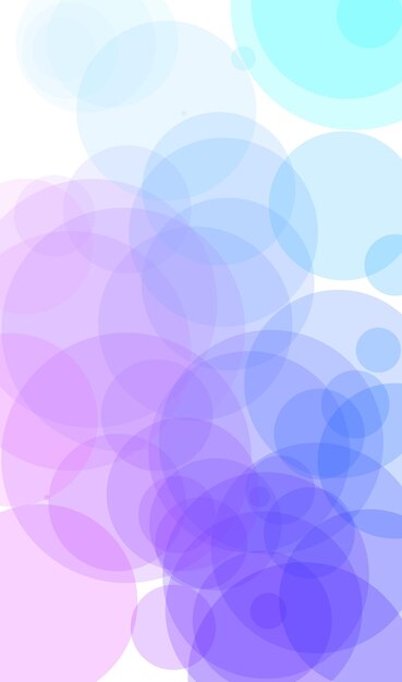 A blue and purple background with circles