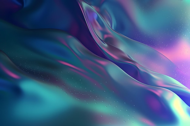 A blue and purple background with a flowing fabric.