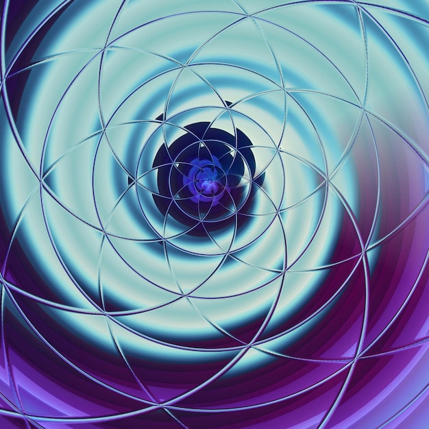 a blue and purple background with a purple and blue design.
