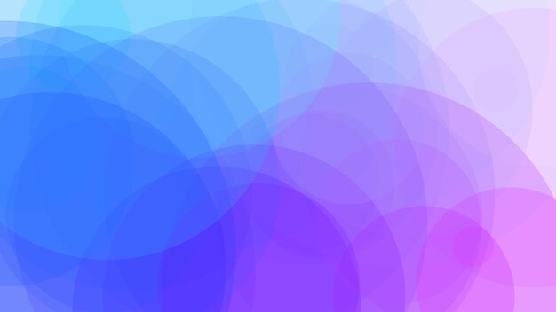 Blue and purple background with a swirl of circles