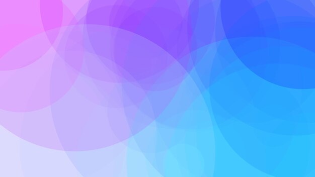 Blue and purple background with a swirl of circles