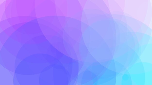 Blue and purple background with a swirl of circles