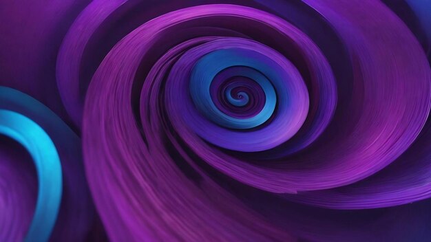 Blue and purple background with a swirl of circles