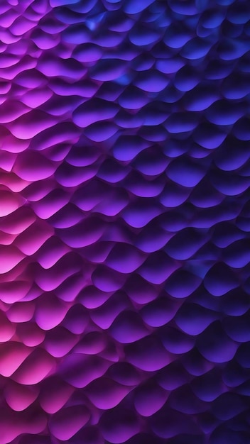 A blue and purple background with a wavy pattern of dots