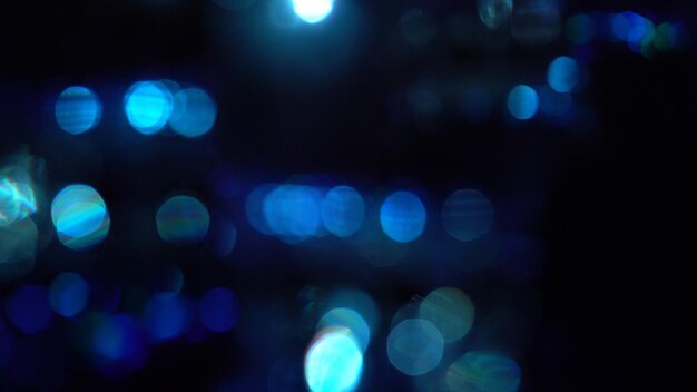 blue and purple bokeh glitter vintage lights background