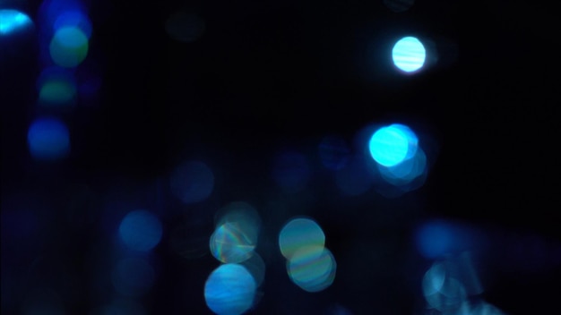 blue and purple bokeh glitter vintage lights background