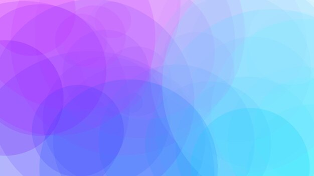 Blue and purple circles on a blue background