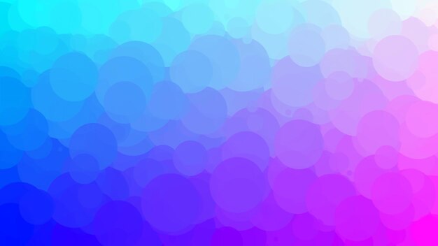 Blue and purple circles on a blue background