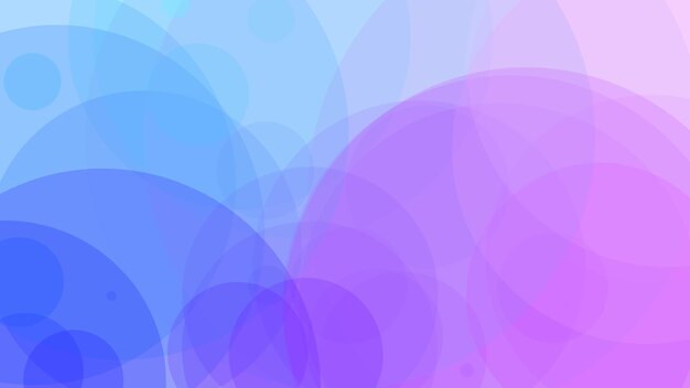 Blue and purple circles on a blue background