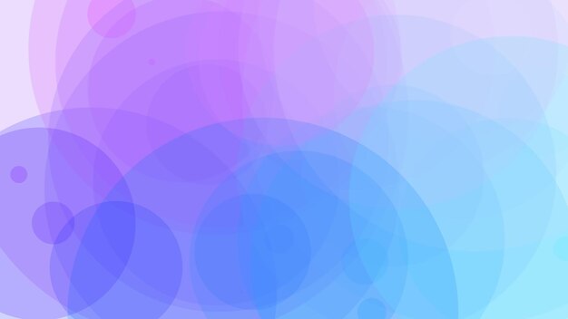 Blue and purple circles on a purple background