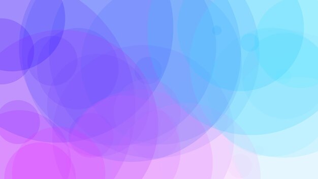 Blue and purple circles on a purple background