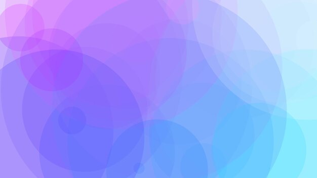 Blue and purple circles with a pink background