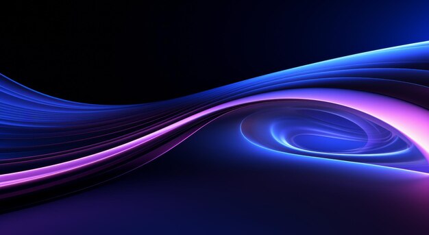 blue purple curved lines abstract background wallpaper