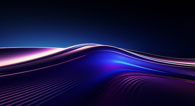 blue purple curved lines abstract background wallpaper