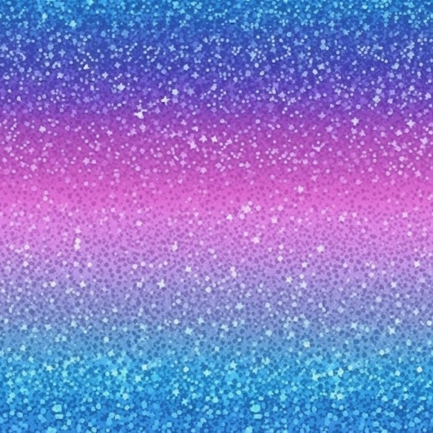 Blue and purple glitter background with a pink and blue glitter background