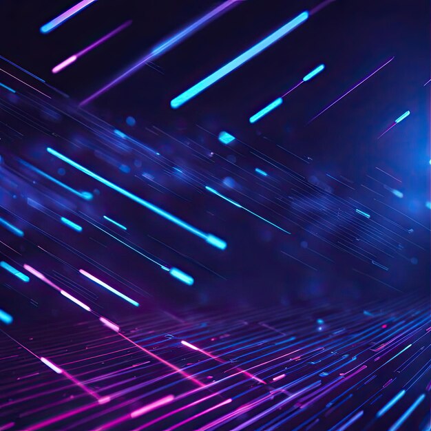 Photo blue and purple lines technology background free