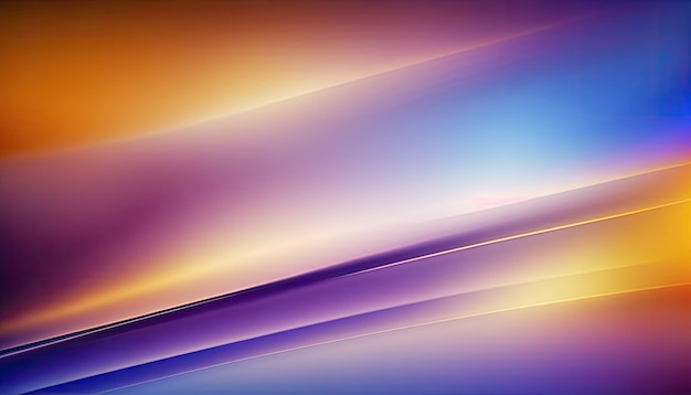 Blue Purple and Orange Abstract Background