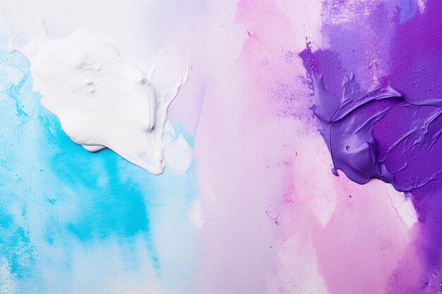 Blue and purple painted brush stroke backdrop