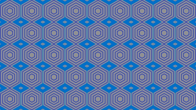 the blue and purple pattern on the wall