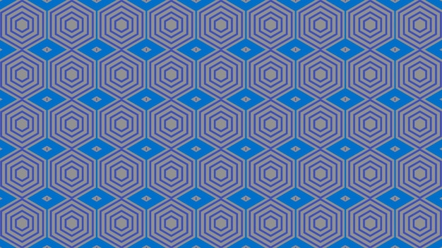 the blue and purple pattern on the wall