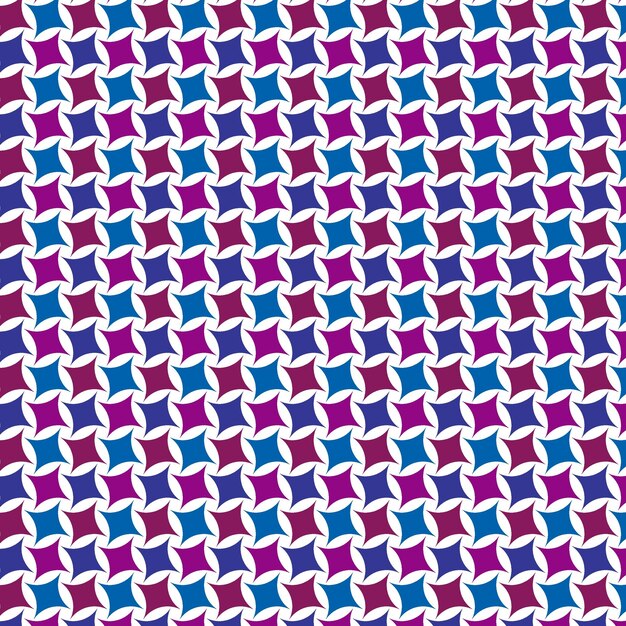 青い紫色のパターンと星の要素の背景