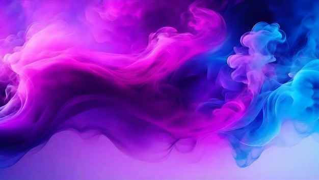 Blue purple pink abstract background colorful background with smoke effect
