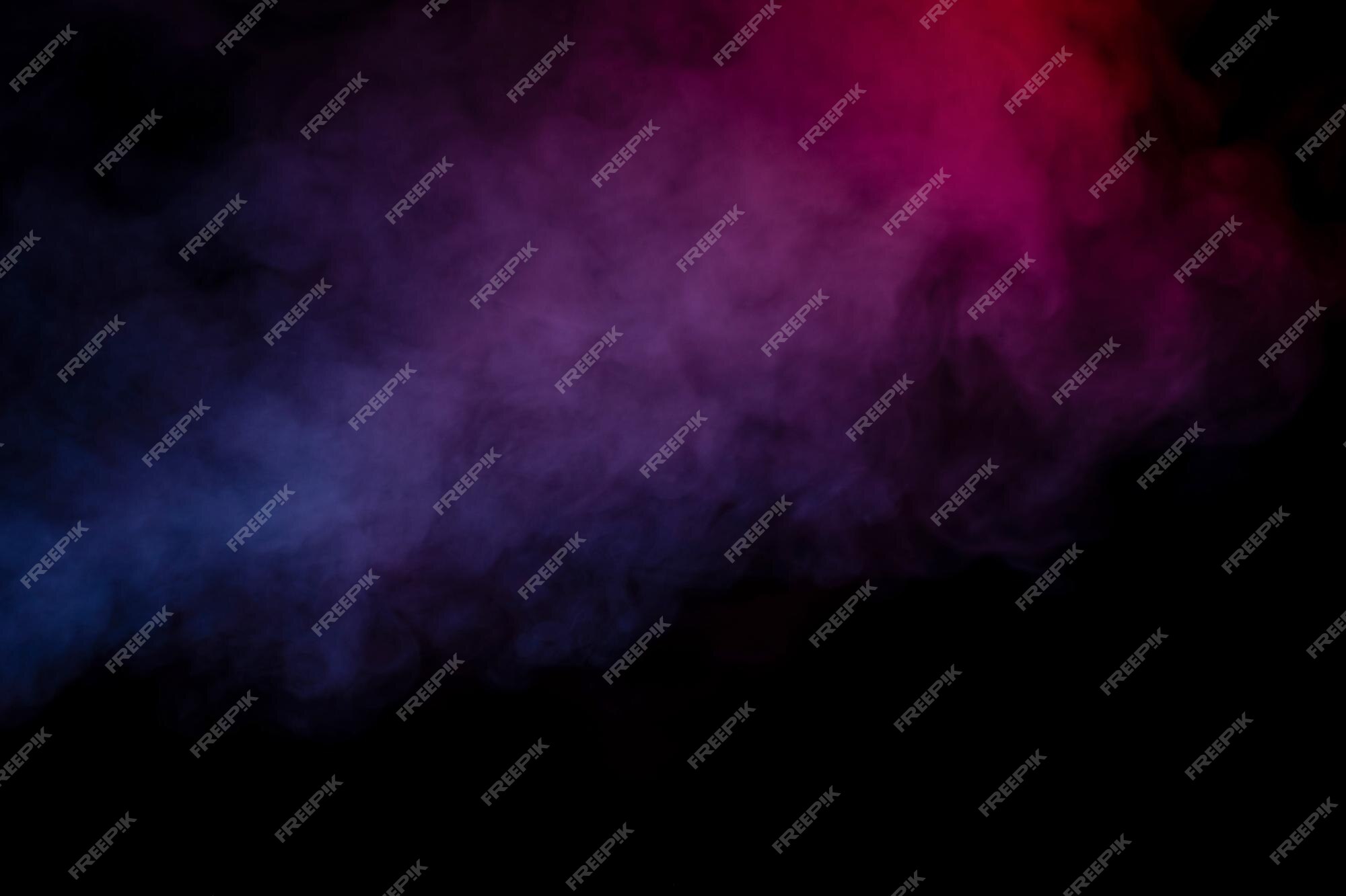 Blue and purple steam on a black background stock image in 2023