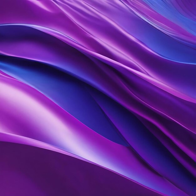 Blue purple wave fashion background material ai generated