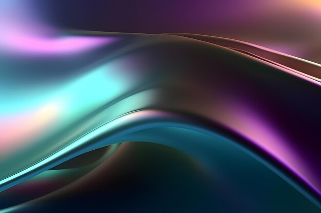 Blue and purple waves on a dark background