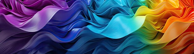a blue and purple wavy lines