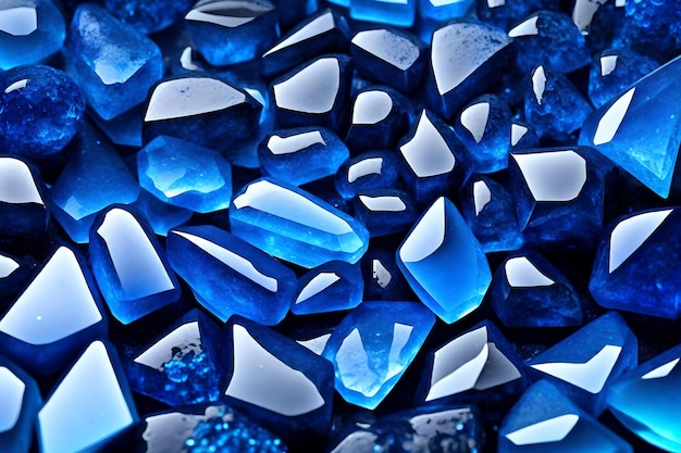 Blue quartz background