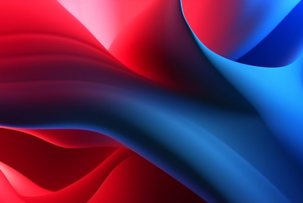 Blue red abstract background generative ai