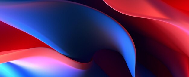 Blue red abstract background generative ai