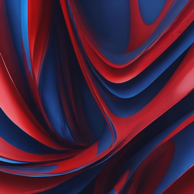 Blue and red abstract background with a blue background