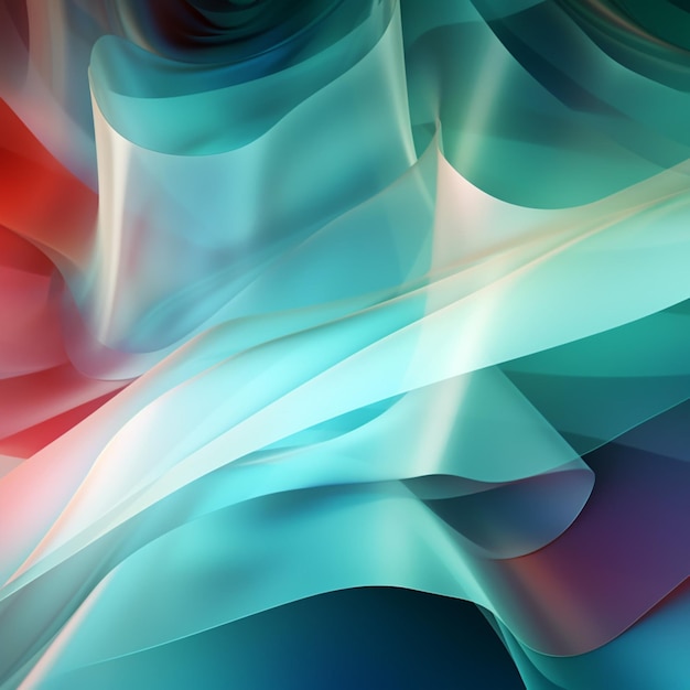 A blue and red abstract background with a swirl pattern.