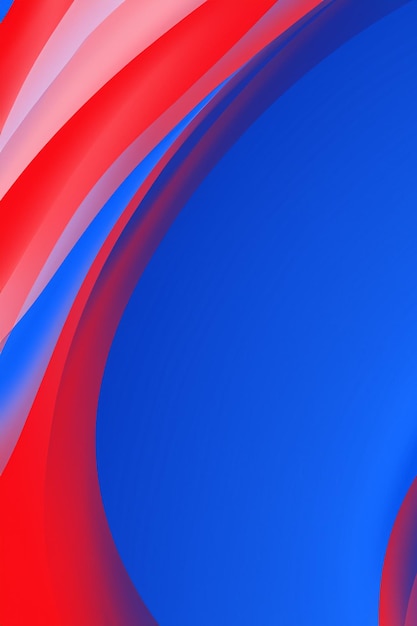 Blue and red wave abstract backgrounds for wallpaper