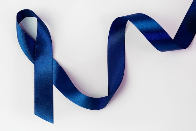 Blue ribbon Blue november world prostate cancer month