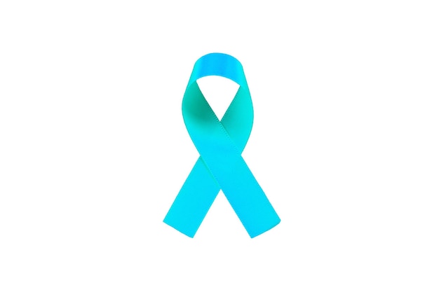 Photo blue ribbon blue november world prostate cancer month