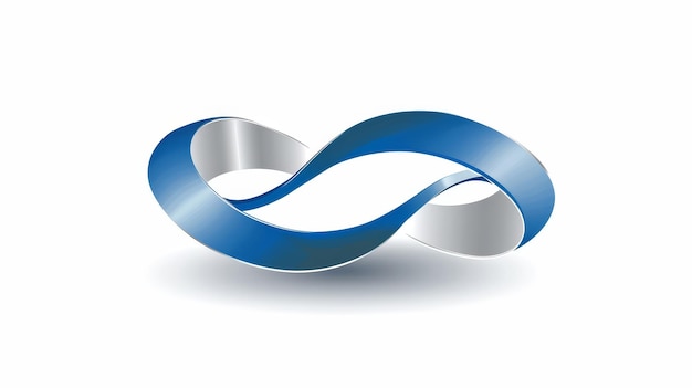 a blue ribbon with a blue ribbon on it is shown
