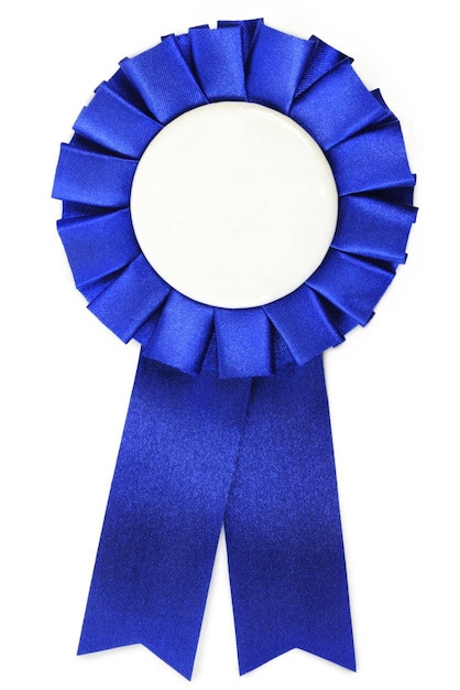 Photo blue ribbon