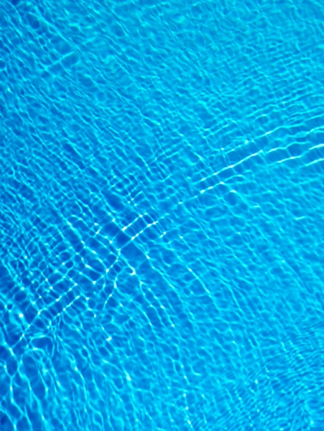블루 리플 물 배경, 물 표면 블루 수영장