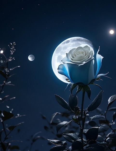 blue roses in photography